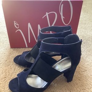 Impo Navy Blue Suede heels